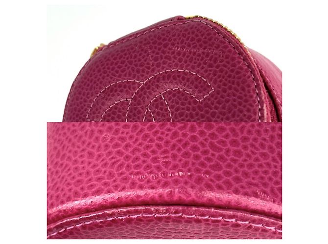 Estuche de joyas de piel de ternera texturizada rosa Chanel - vista 7