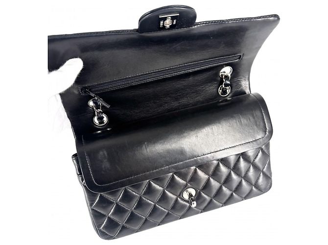 Borsa a Spalla Chanel Matelasse 25 Blu navy - vista 4
