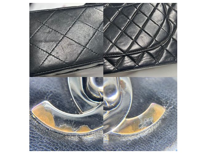 Borsa a Spalla Chanel Matelasse 25 Blu navy - vista 7