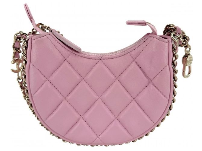 Borsa a tracolla mini hobo matelassé da donna Chanel Rosa - vista 2