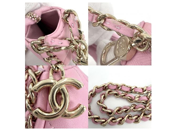 Borsa a tracolla mini hobo matelassé da donna Chanel Rosa - vista 6
