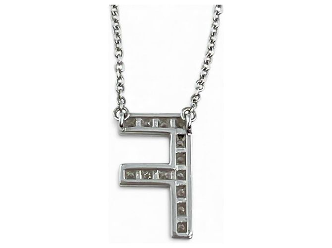 Collana con iniziale F per donna Tiffany & Co. Argento - vista 2