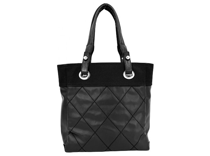 Borsa Tote Chanel Paris Biarritz PM Nero - vista 2