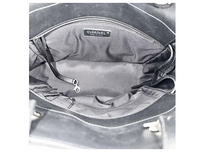 Borsa Tote Chanel Paris Biarritz PM Nero - vista 4