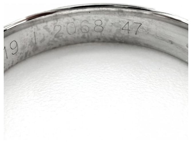 Anello Matelassé Chanel in oro bianco 18K - vista 6