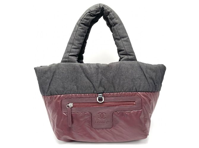 Borsa Tote Reversibile Chanel Women's Coco Cocoon PM Marrone Bordò - vista 3