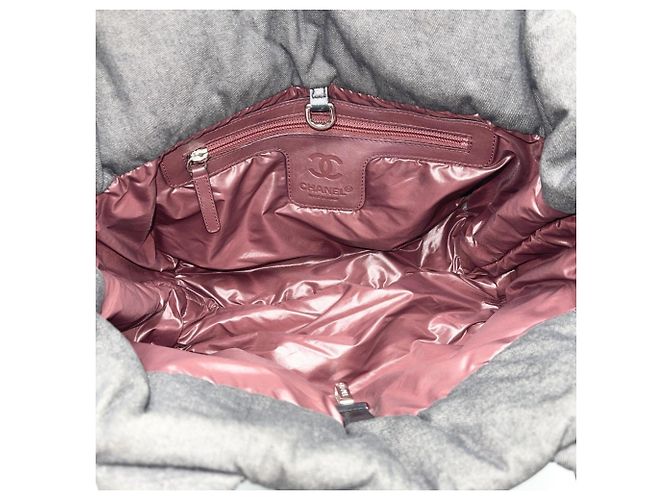 Borsa Tote Reversibile Chanel Women's Coco Cocoon PM Marrone Bordò - vista 6