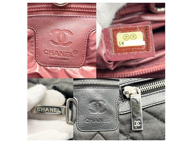 Borsa Tote Reversibile Chanel Women's Coco Cocoon PM Marrone Bordò - vista 7