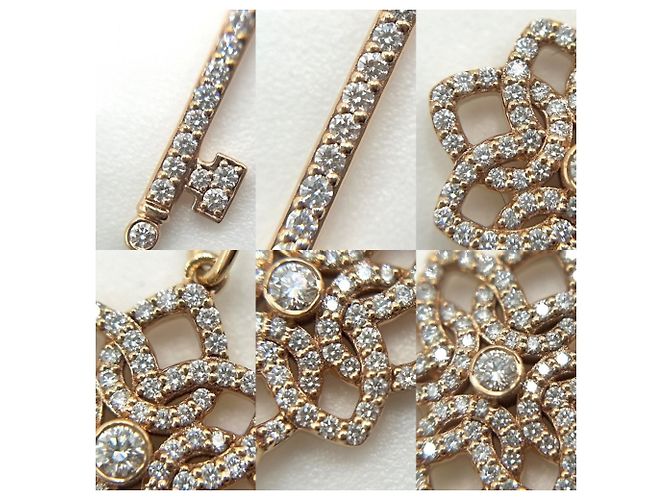 Collana con pendente a chiave intrecciata in oro rosa 18K da donna Tiffany & Co. - vista 7
