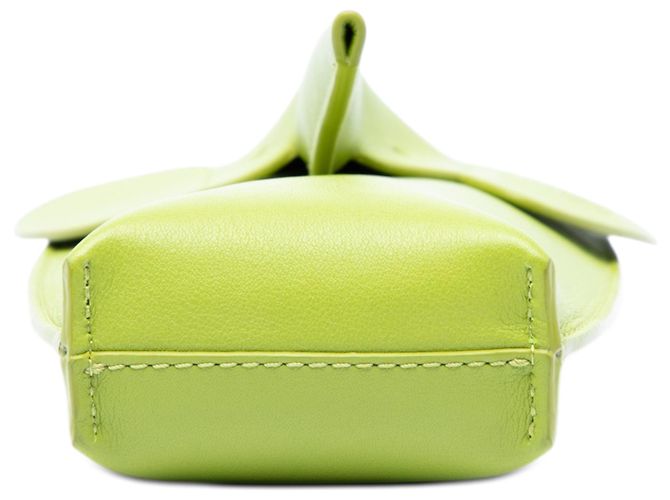 Borsa a tracolla Elephant in pelle verde LOEWE Verde chiaro - vista 3