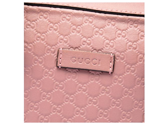 Borsa Gucci Rosa Small Microguccissima - vista 5