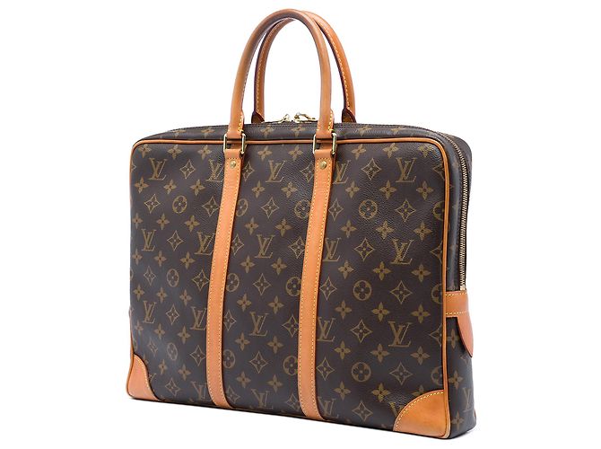 Louis Vuitton Marrone Monogram Porte Documents Voyage - vista 2
