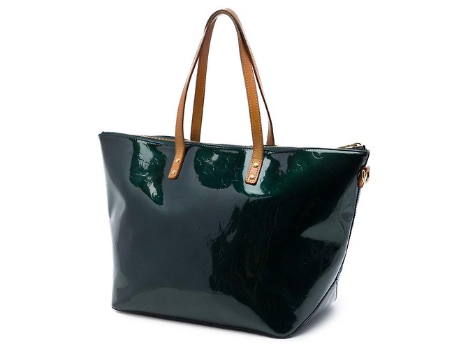 Louis Vuitton Green Monogram Vernis Bellevue GM Verde Verde scuro - vista 2