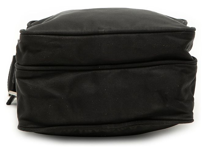 Bolsa transversal Prada Black Tessuto Zip Top Preto - vista 3