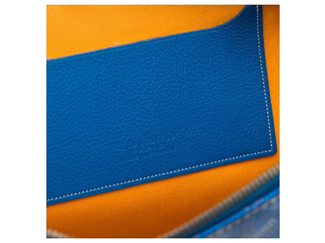 Goyard Blue Goyardine Senat MM - vista 5