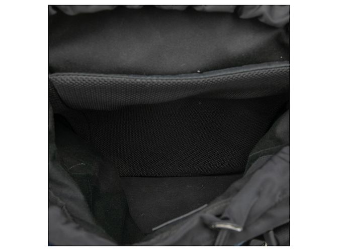 Salvatore Ferragamo Ferragamo Blue Printed Denim Backpack - view 4