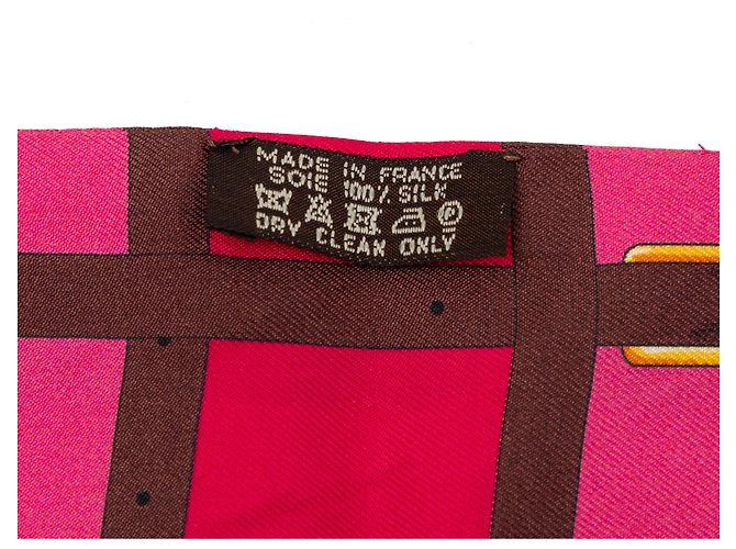 Sciarpa in seta Twilly Hermès Pink Mors a Jouets Rosa - vista 4