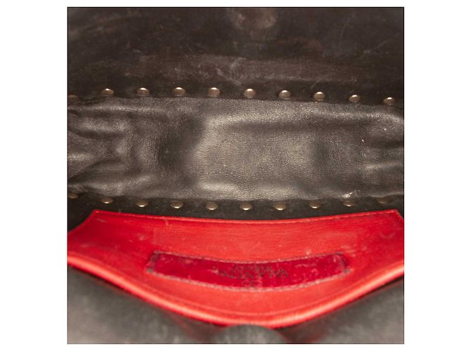 Borsa Valentino Blue Small Metallic Lambskin Rockstud Spike - vista 4