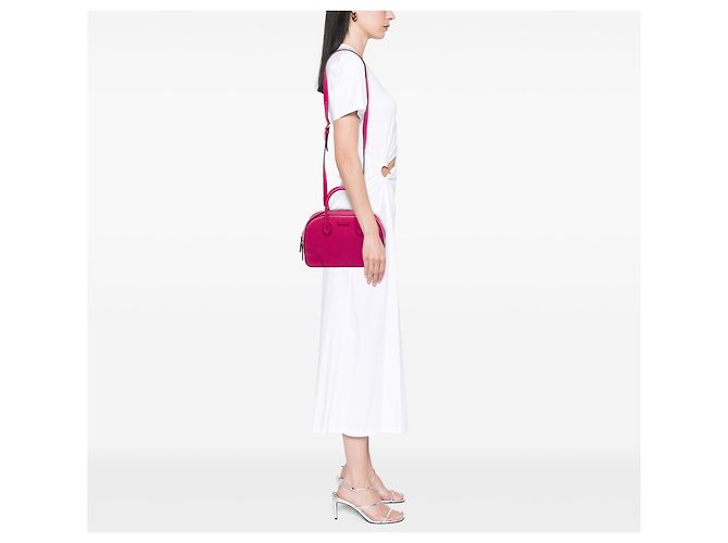 Bolso Gucci de piel de becerro brillante rosa con diamantes - vista 6
