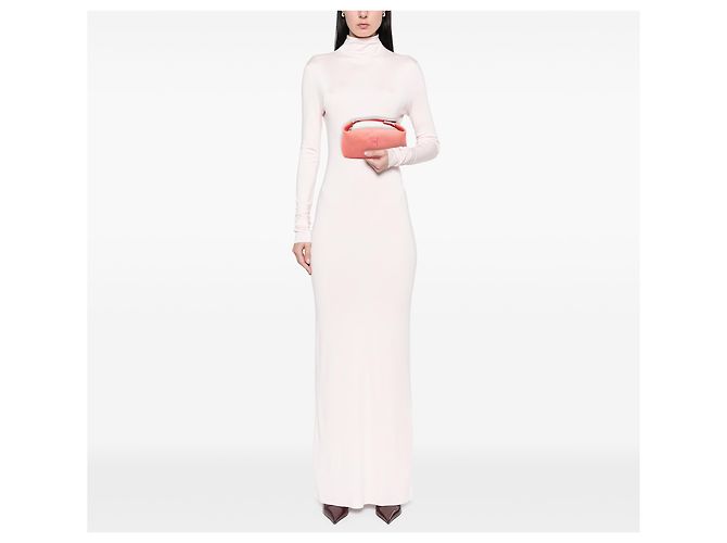 Custodia Hermès Pink Small Toile Bride A Brac Rosa - vista 6