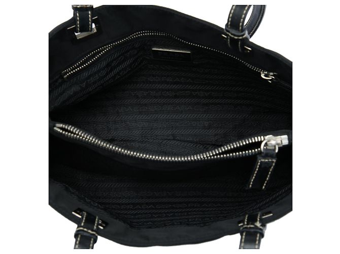Tote in Tessuto nero Prada - vista 4