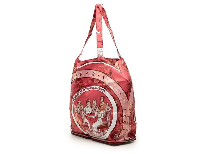 Tote Silky Pop Red Jeu des Omnibus et Dames Blanches Hermès Rosso - vista 2