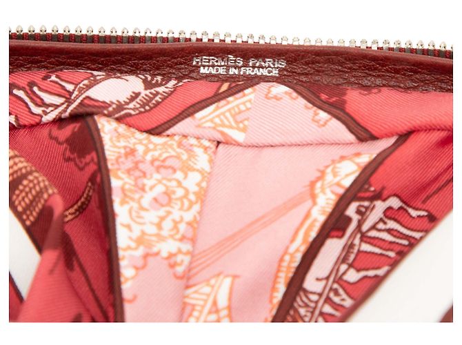 Tote Silky Pop Red Jeu des Omnibus et Dames Blanches Hermès Rosso - vista 5