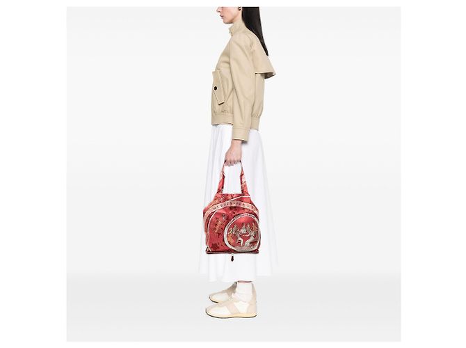 Tote Silky Pop Red Jeu des Omnibus et Dames Blanches Hermès Rosso - vista 7