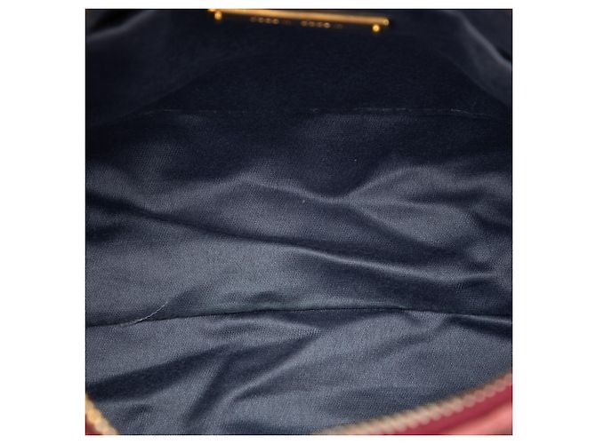 Borsa a tracolla in pelle matelassé rossa Miu Miu Rosso - vista 4