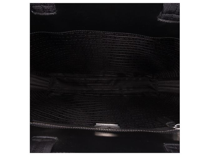 Tote in pelle Spazzolato nera Prada Nero - vista 4