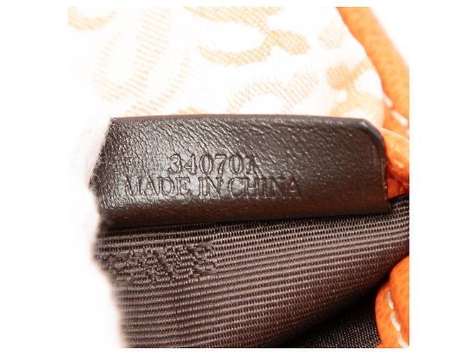 LOEWE Borsa a tracolla in tela Anagram Mini Arancione - vista 6