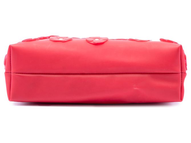 Borsa a tracolla Burberry Red PVC Prorsum Petal Rosso - vista 3