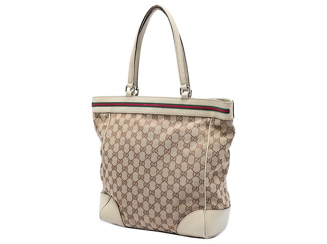 Tote Mayfair in GG Canvas beige Gucci - vista 2