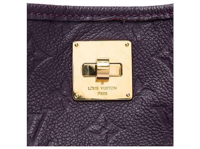 Louis Vuitton Purple Monogram Empreinte Citadine PM Porpora - vista 4