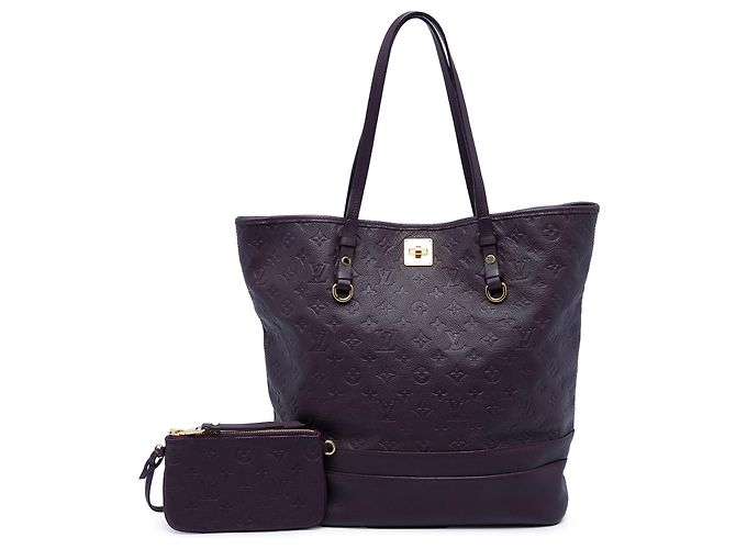 Louis Vuitton Purple Monogram Empreinte Citadine PM Porpora - vista 6