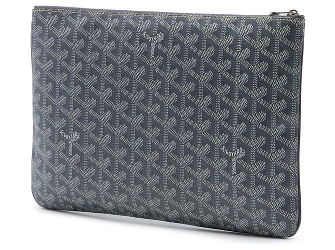 Goyard Gray Goyardine Senat MM Marrone - vista 2