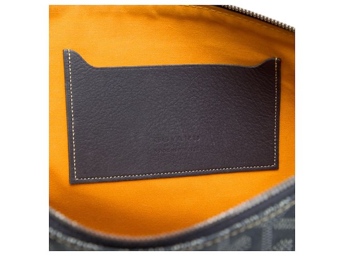 Goyard Gray Goyardine Senat MM Marrone - vista 5