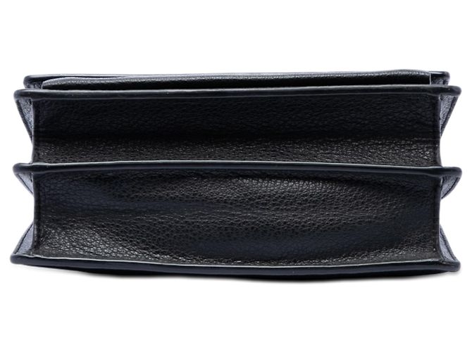 Bolso bandolera Monogram Sunset en piel de becerro de grano medio negro Saint Laurent - vista 3