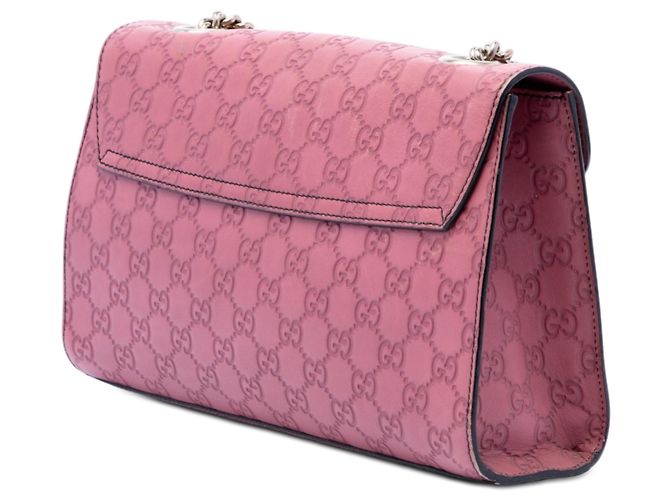 Borsa a tracolla Gucci Pink Medium Guccissima Emily Rosa - vista 2