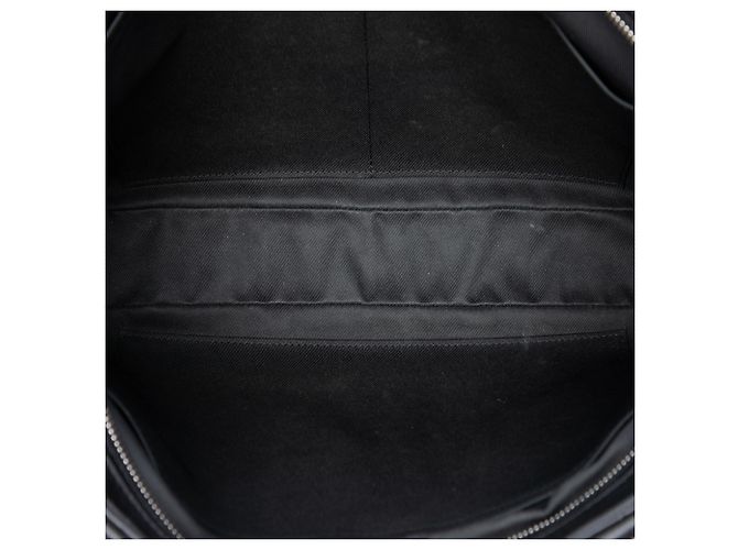 Louis Vuitton Porte Documents Voyage PM in Taiga nero a righe - vista 4