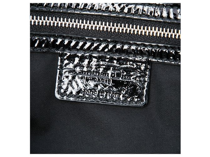 Dior Black Large Patent Cannage Lady Dior Soft Shopping Tote Nero - vista 5