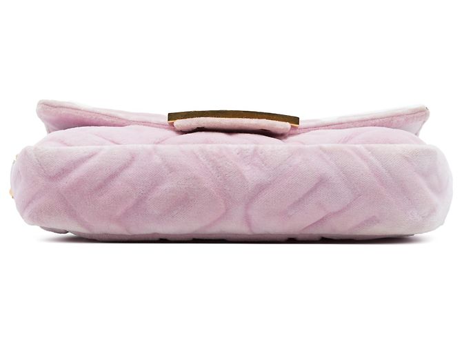 Fendi Tasche Rosa Mini Zucca Prägevelvet Satchel - Ansicht 3