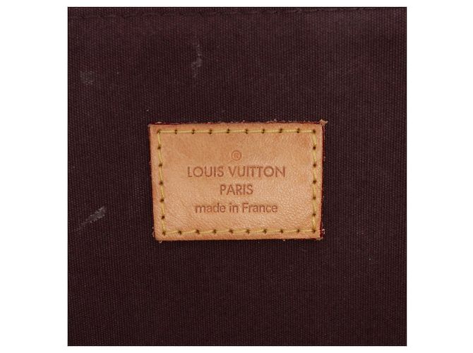 Louis Vuitton Alma GM in Monogram Vernis viola Porpora - vista 5