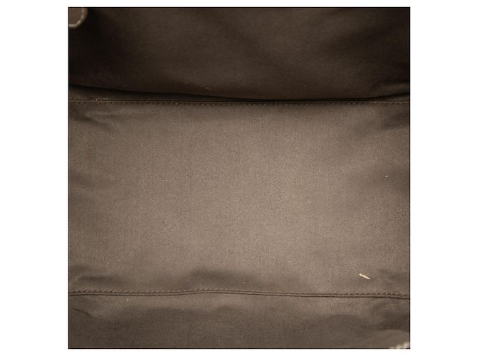 Céline Borsa Tote Mini Luggage in pelle di vitello marrone Celine Taupe - vista 4