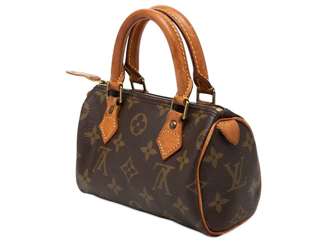 Louis Vuitton Brown Monogram Mini Speedy HL - view 2