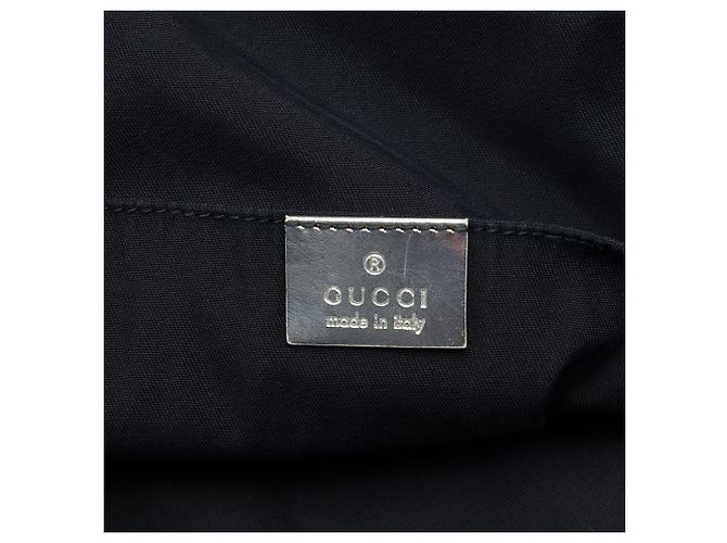 Gucci Tote aus GG Canvas Web in Grau Braun - Ansicht 5