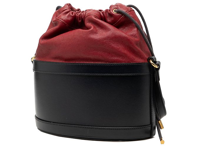 Horsebit 1955 Borsa bucket Gucci 1955 Horsebit in pelle di vitello nera Nero - vista 2