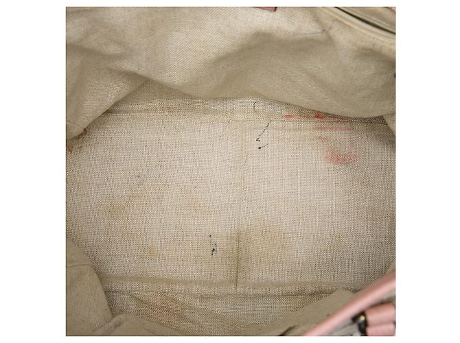 Gucci Bree Zip-Tote aus beigem GG Canvas - Ansicht 4