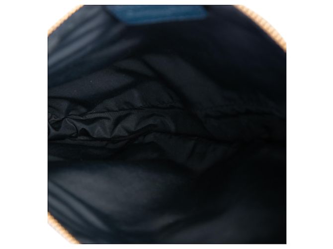 Pochette Saddle Blue Mini Diorissimo in tela Blu navy - vista 4