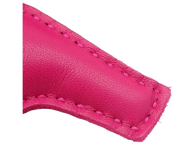 Charm per borsa Hermès Pink Milo agnello GriGri Rodeo PM Rosa - vista 4
